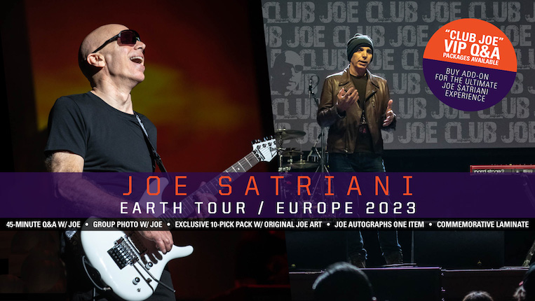 Europe Earth Tour Club Joe VIP Q&A Add-On Packages