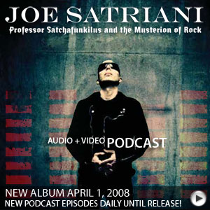 Joe Satriani 'Professor Satchafunkilus and the Musterion of Rock' Podcast