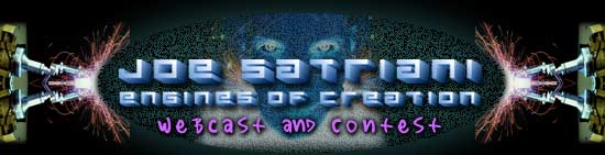 Joe Satriani Engines Of Creation Webcast and Contest