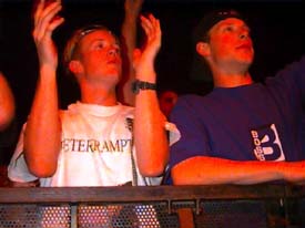 Lucky Front Row Fans